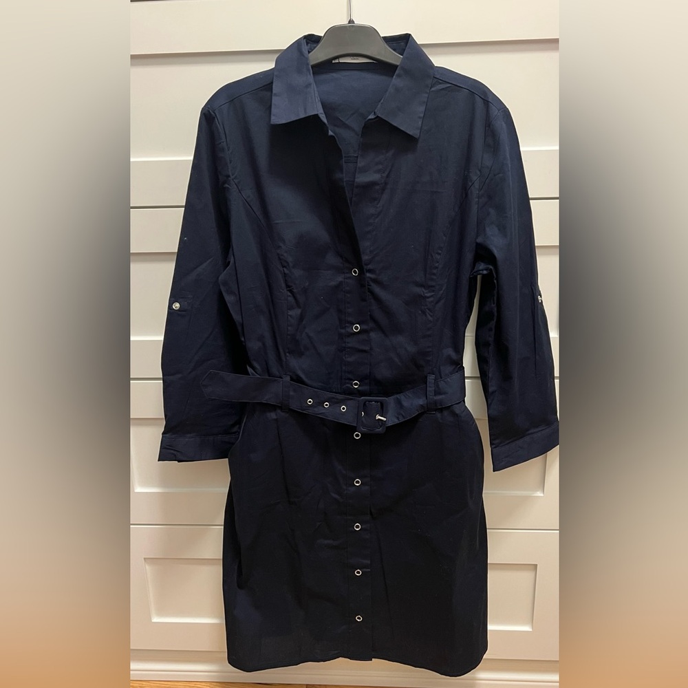 NWTA Navy Blue Shirt Dress